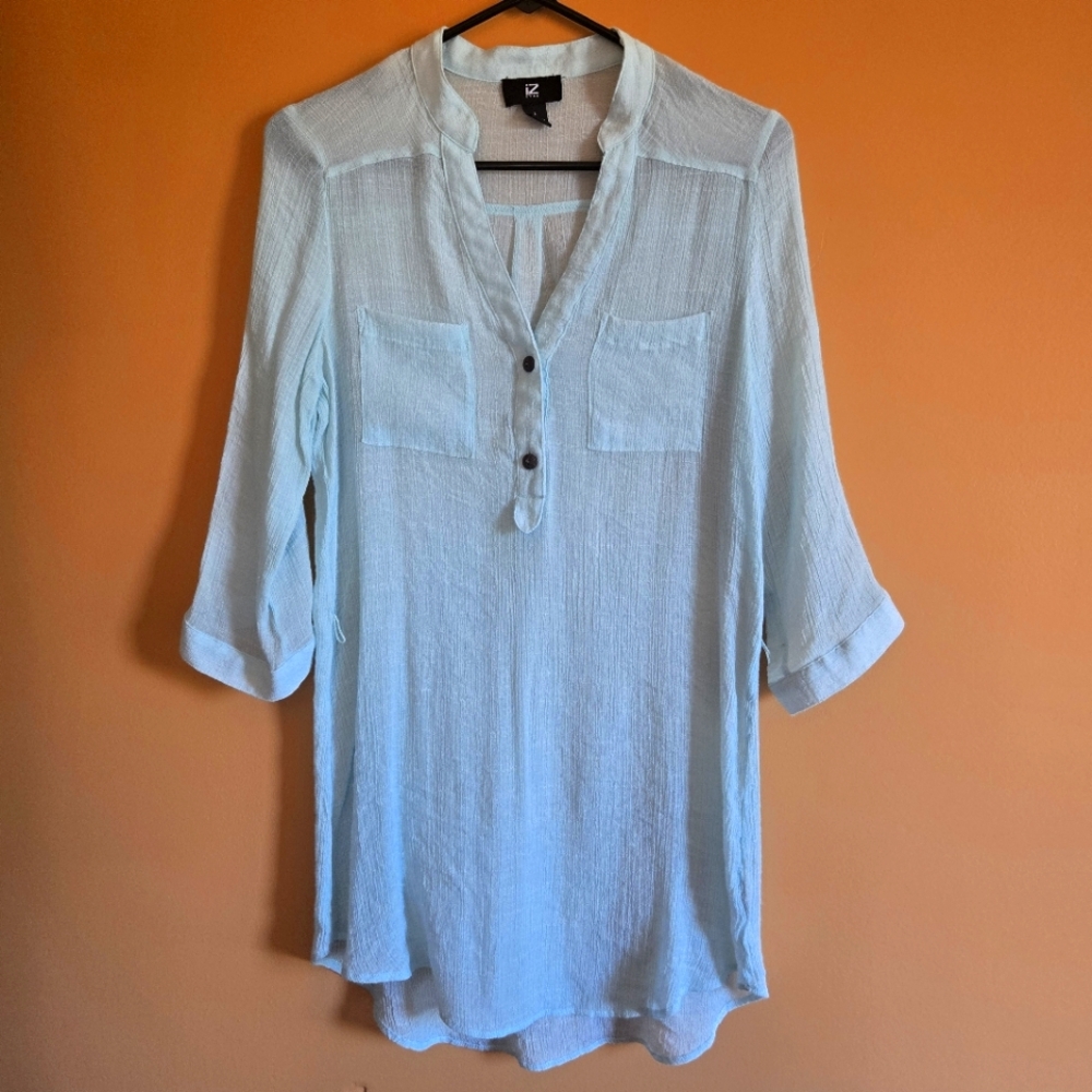 iZ Byer Light Blue See Through Top PTP=17